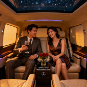 Luxury date night transportation in College Station for couples